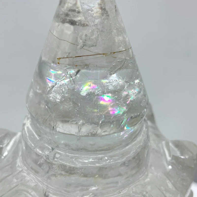 Large Clear Quartz Wenchang Tower 13-level Pagoda - Image 3