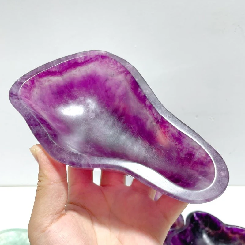 7 Pieces Beautiful Large Fluorite Bowl Home Decor - Image 5