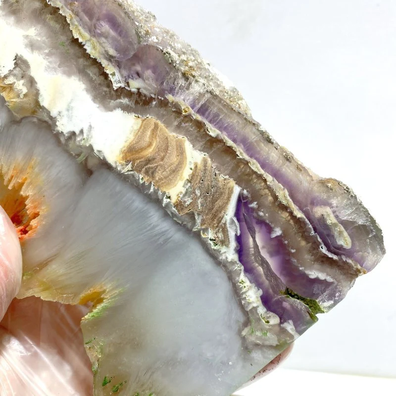 8 Pieces Large Fluorite Mixed Pyrite Point - Image 5