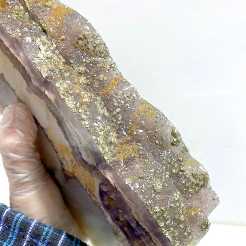 8 Pieces Large Fluorite Mixed Pyrite Point - Image 6