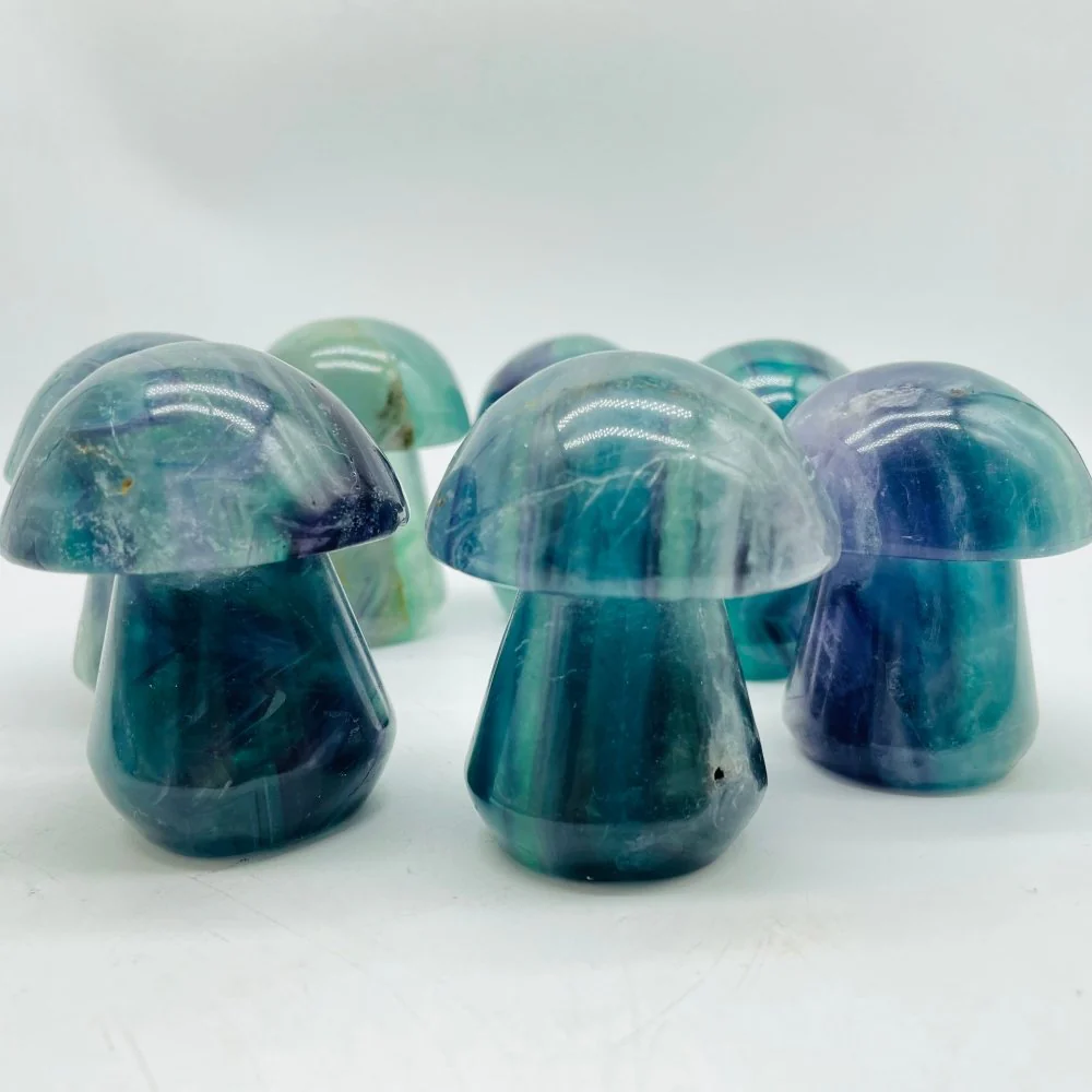 Large Rainbow Fluorite Mushroom Wholesale - Image 4