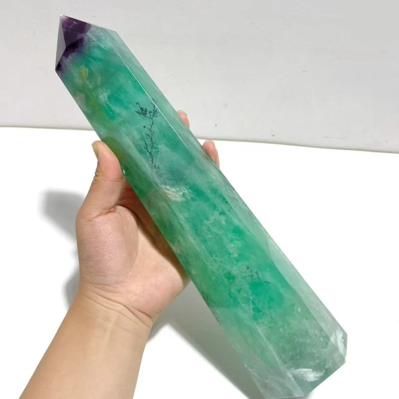 3 Pieces Beautiful Large Fluorite Point Dentritic For Collection - Image 2