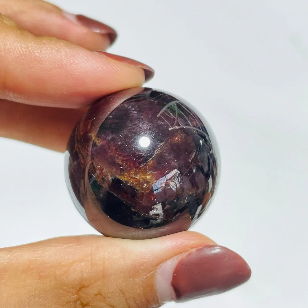 Large Garnet Sphere Ball Wholesale - Image 4