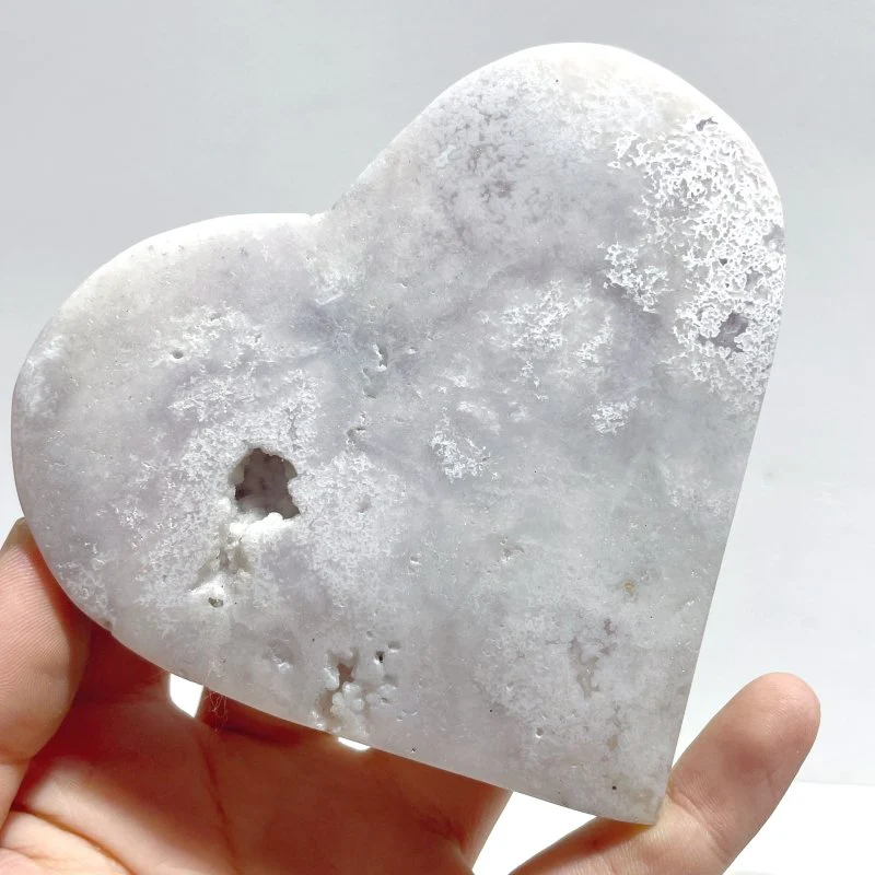 5 Pieces Large Geode Agate Heart - Image 6