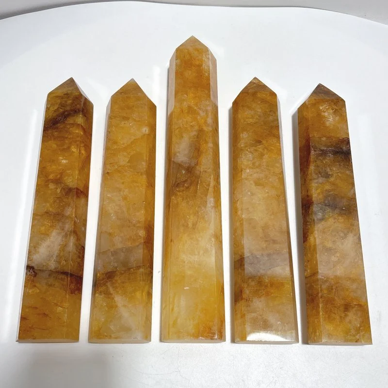 5 Pieces Large Golden Hematoid Tower - Image 6