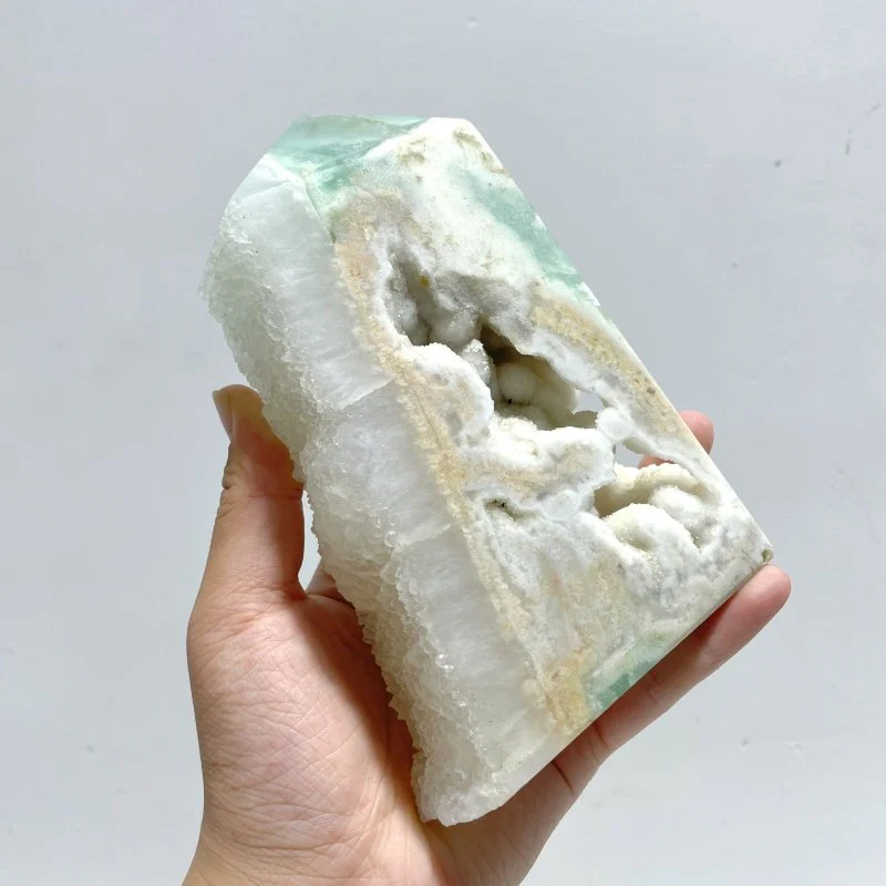 5 Pieces Large Fluorite Druzy Geode Tower - Image 6