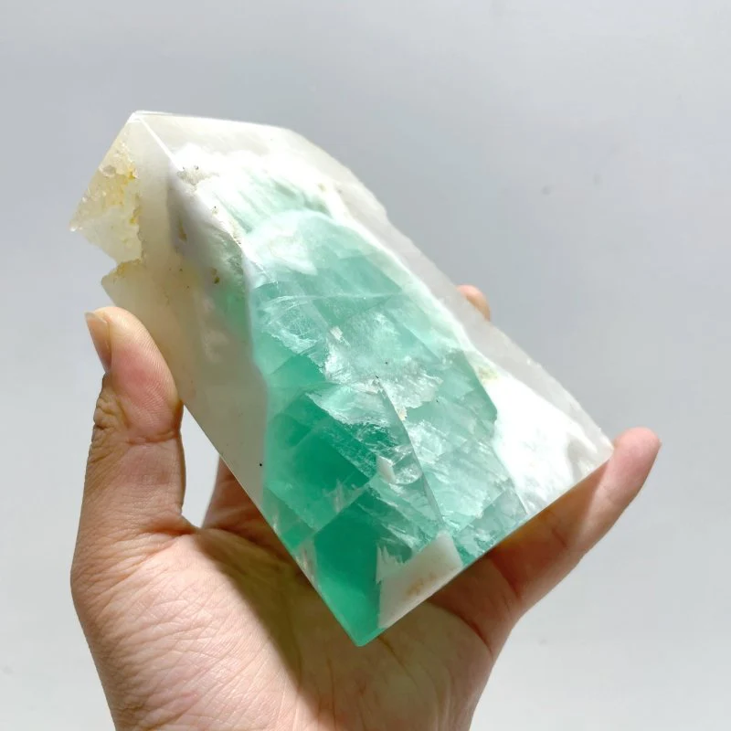 5 Pieces Large Fluorite Druzy Geode Tower - Image 7