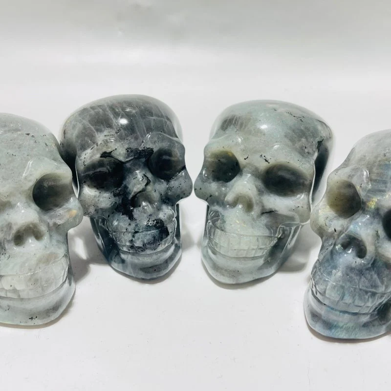 Large Labradorite Skull Carving Wholesale - Image 6