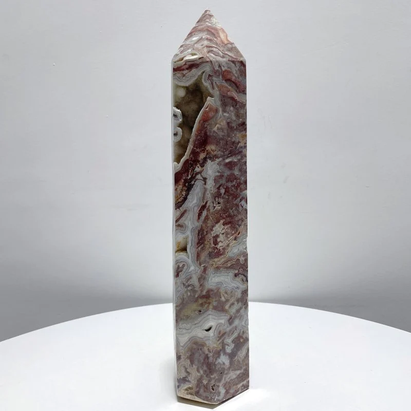 Large Morocco Agate Geode Tower