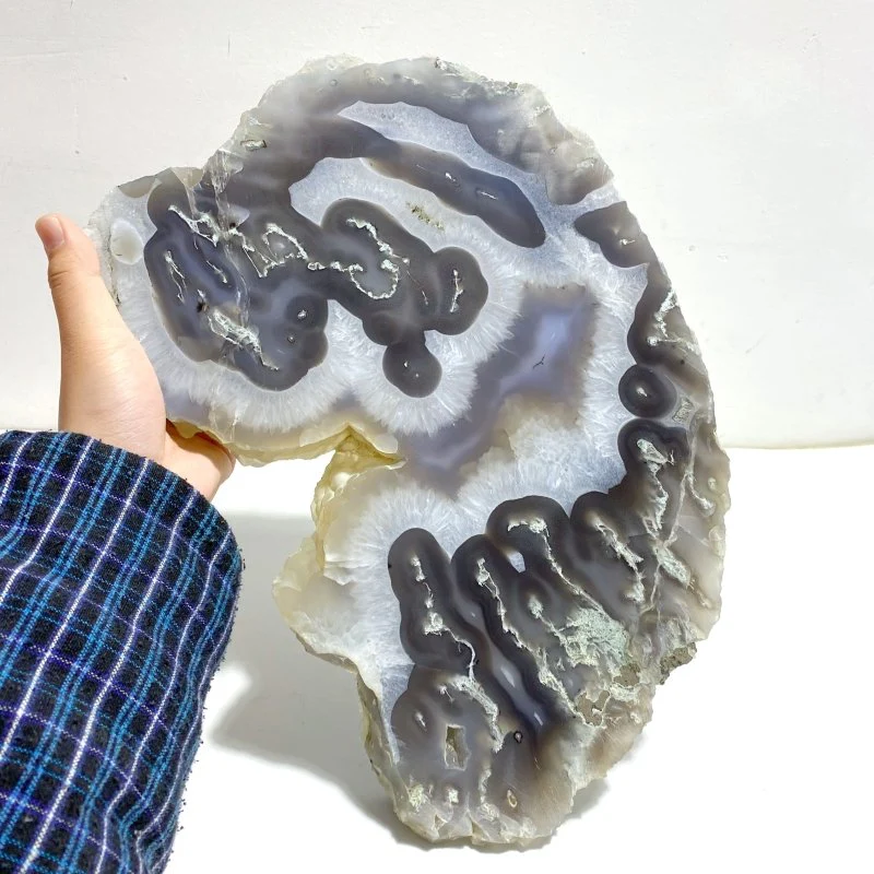 2 Pieces Large Moss Agate Slab - Image 2