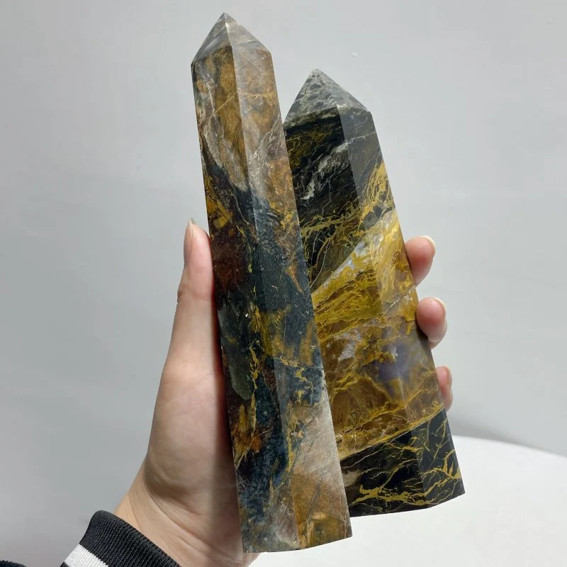 11 Pieces Large Pietersite Tower Points - Image 2