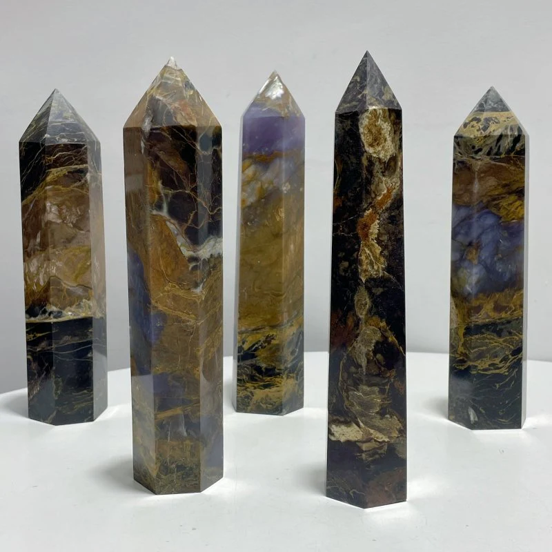 11 Pieces Large Pietersite Tower Points - Image 6