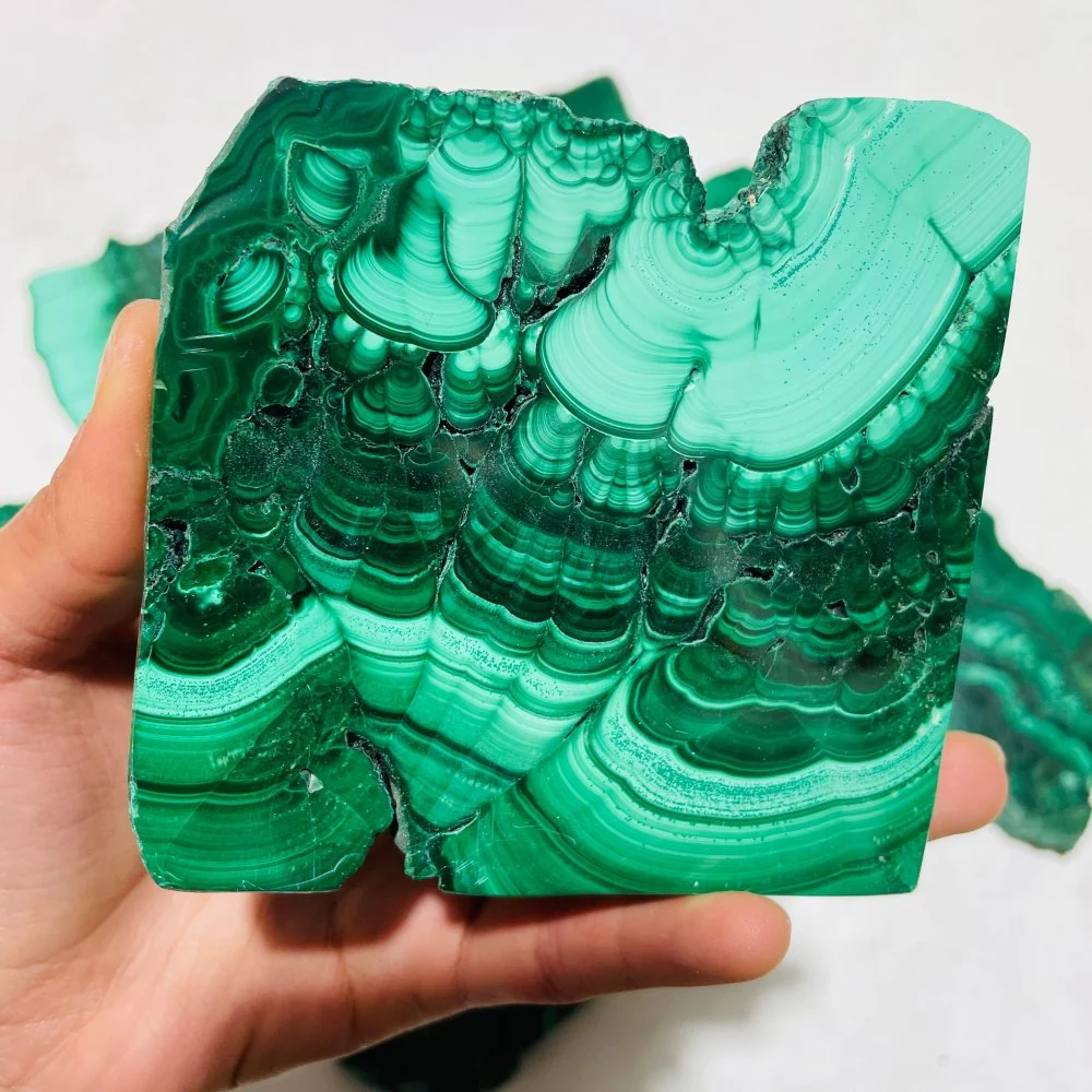 9 Pieces Large Polished Malachite Slab - Image 6