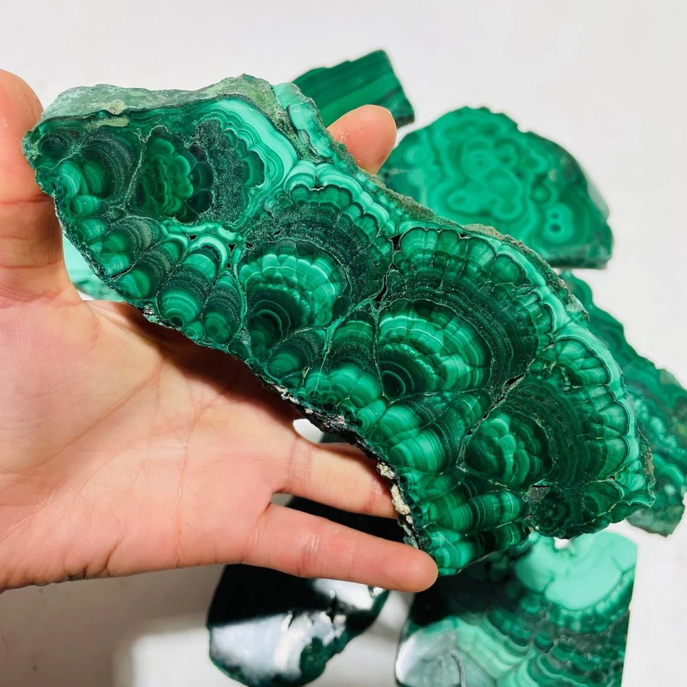 9 Pieces Large Polished Malachite Slab - Image 7
