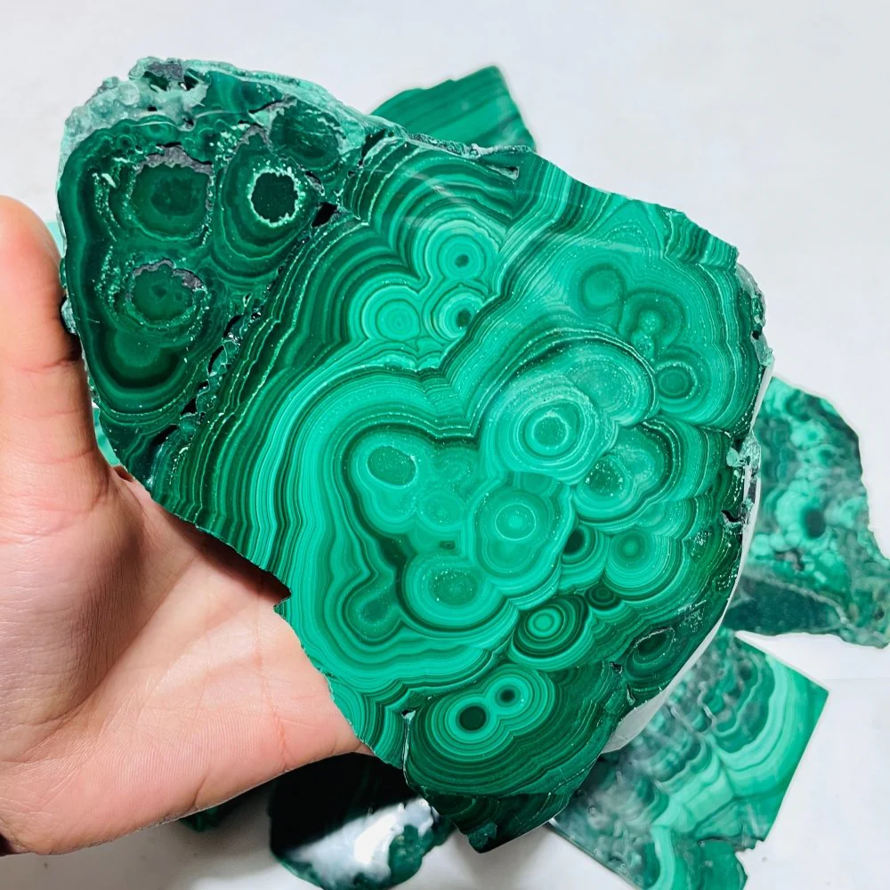 9 Pieces Large Polished Malachite Slab - Image 9