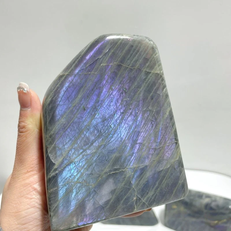 10 Pieces Large Purple Labradorite Free Form - Image 3