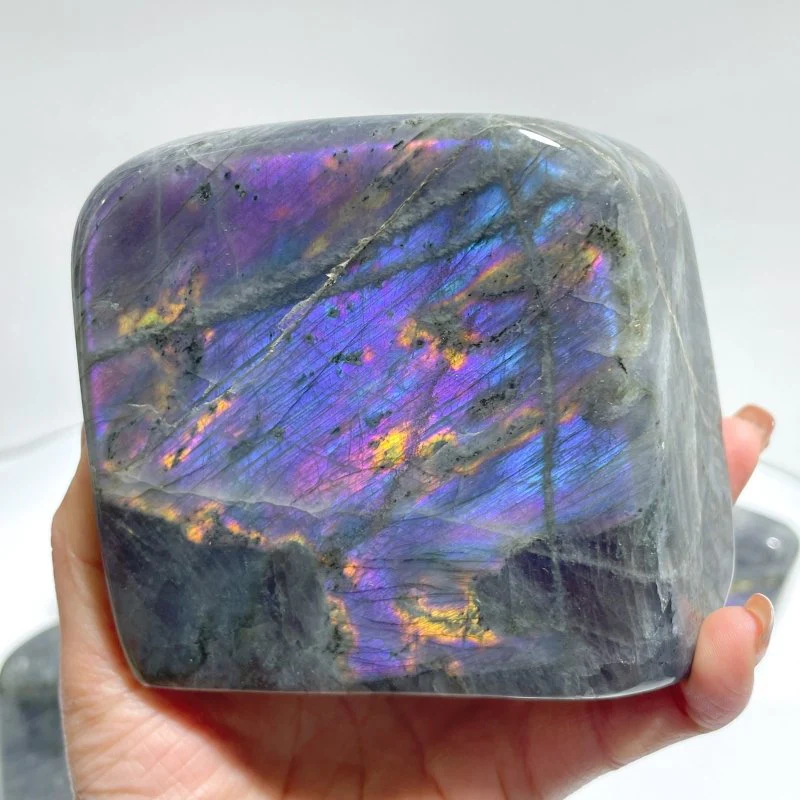 10 Pieces Large Purple Labradorite Free Form - Image 5