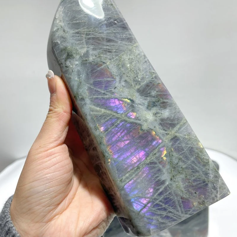 10 Pieces Large Purple Labradorite Free Form - Image 8