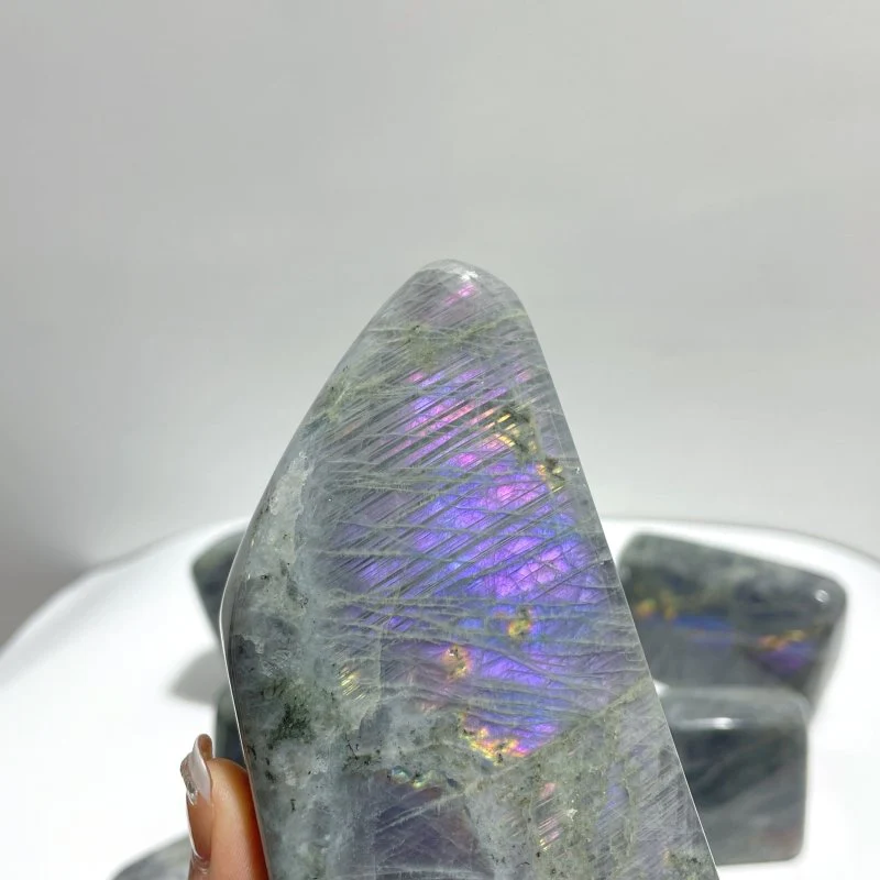10 Pieces Large Purple Labradorite Free Form - Image 9