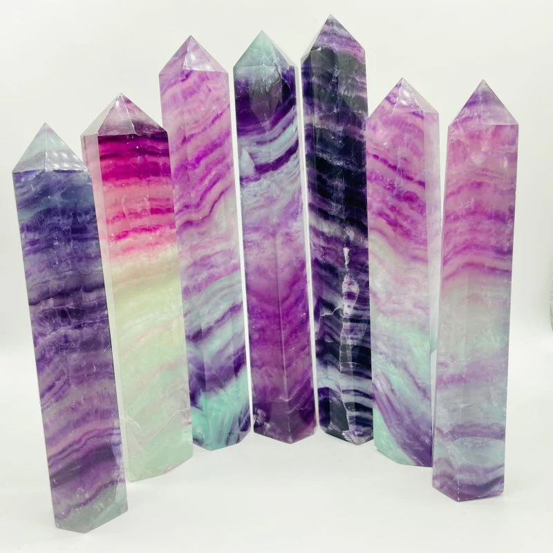Large Rainbow Fluorite Points Tower Wholesale - Image 2