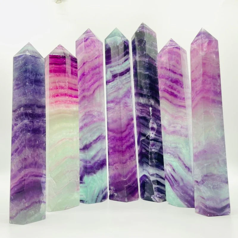 Large Rainbow Fluorite Points Tower Wholesale - Image 3