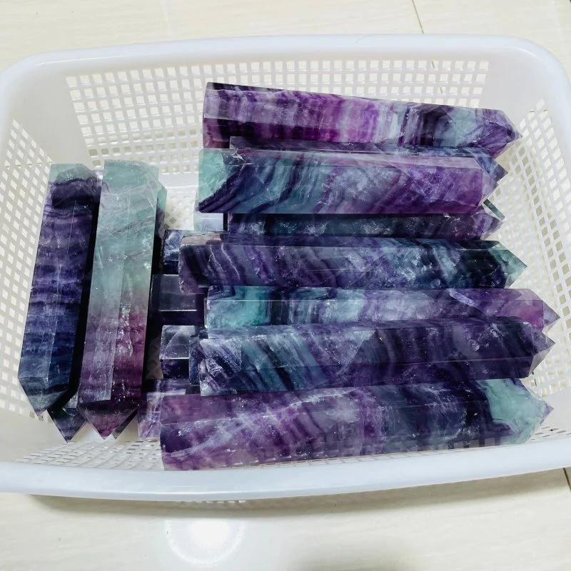 Large Rainbow Fluorite Points Tower Wholesale - Image 4