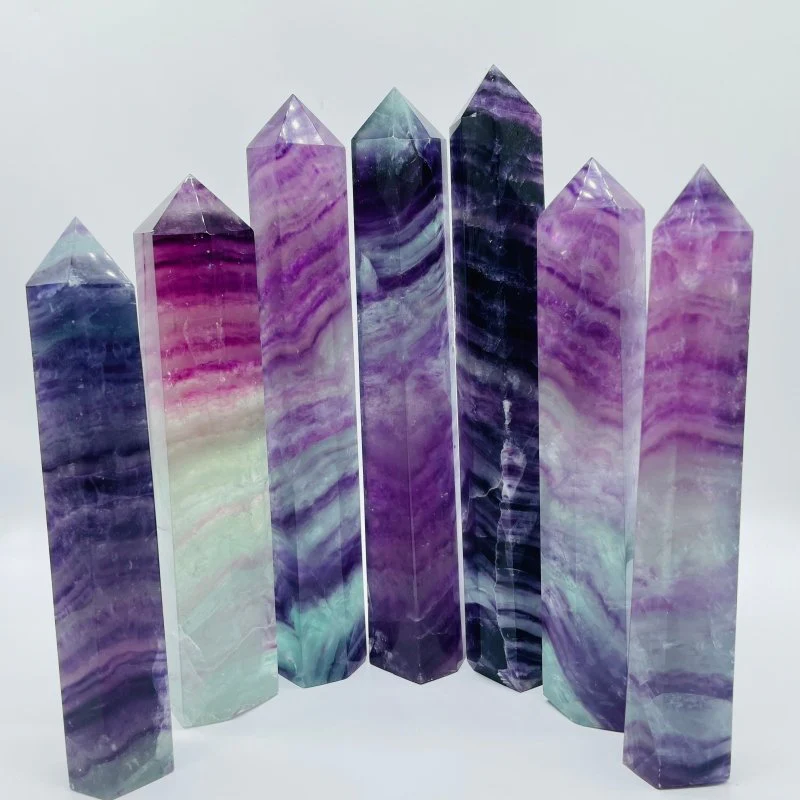 Large Rainbow Fluorite Points Tower Wholesale - Image 5