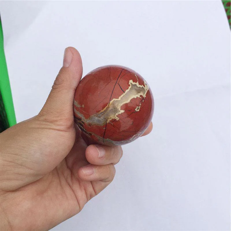 Large Red Jasper Sphere Ball Wholesale - Image 4