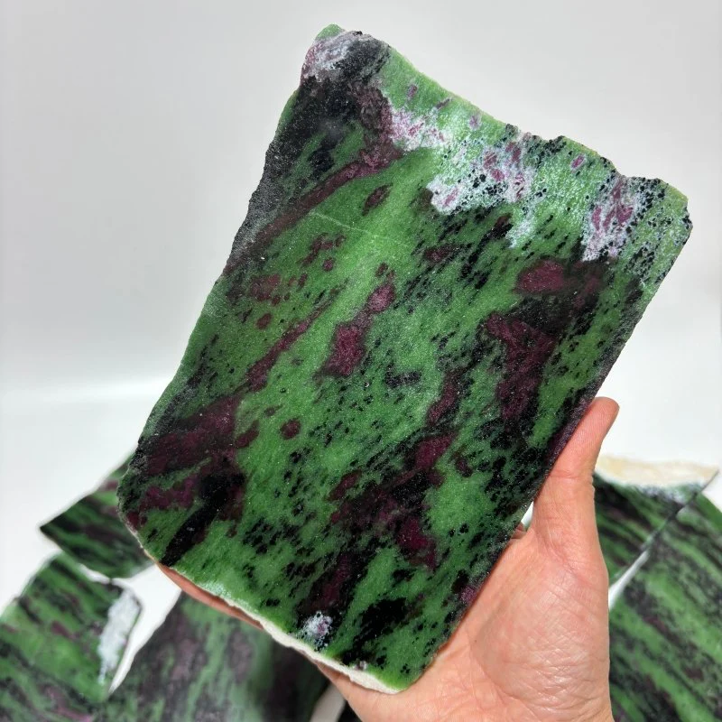 9 Pieces Large Ruby Zoisite Crystal Slab - Image 2