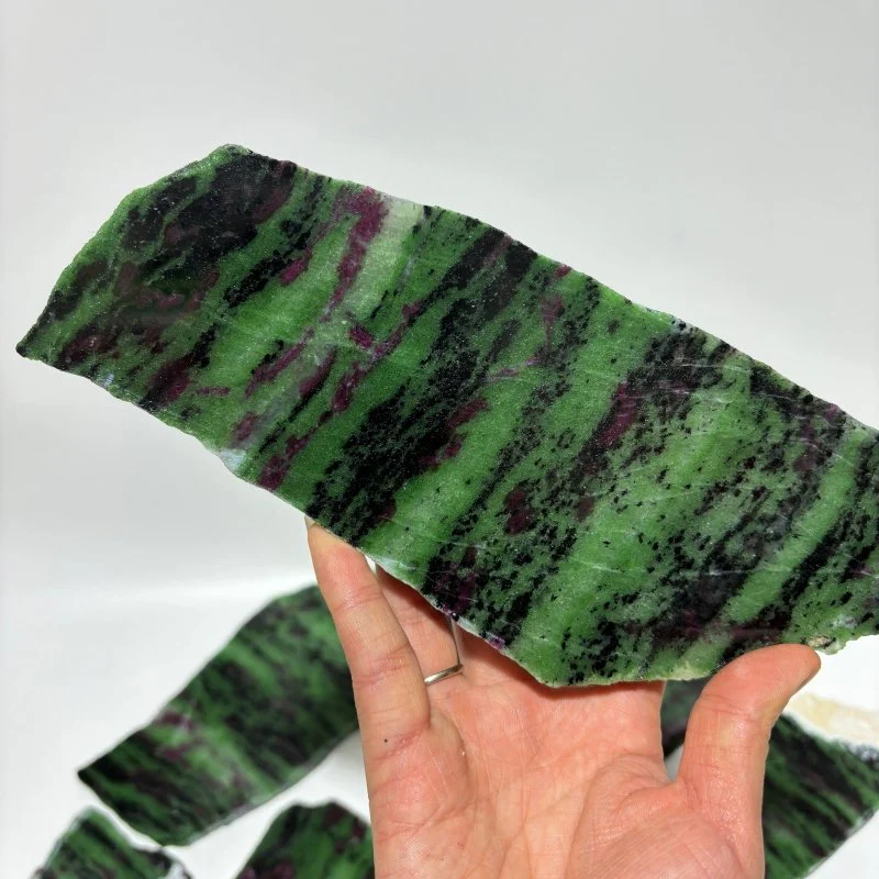 9 Pieces Large Ruby Zoisite Crystal Slab - Image 6