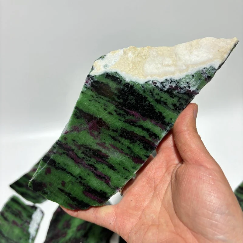 9 Pieces Large Ruby Zoisite Crystal Slab - Image 7