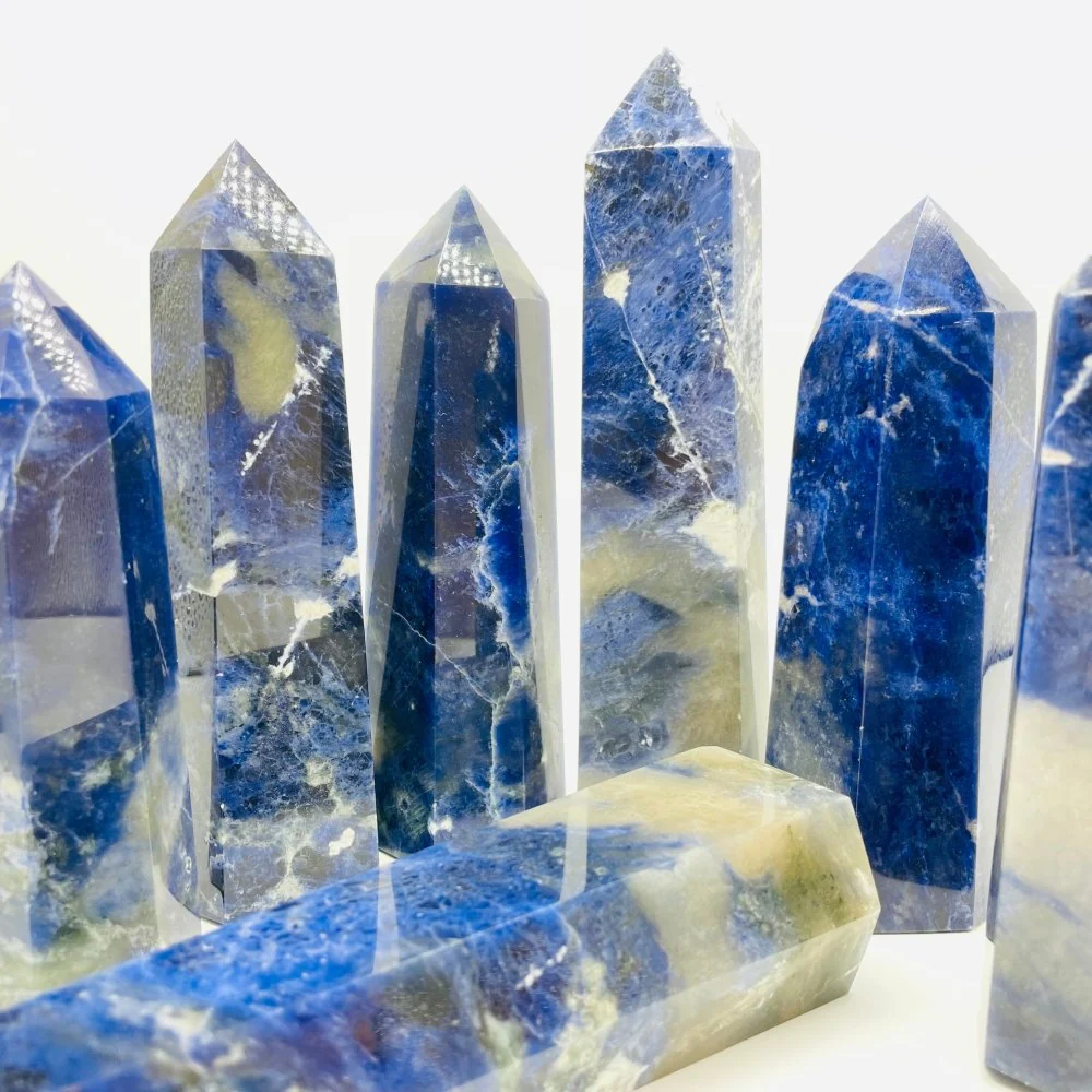 Large Blue Sodalite Tower Point Wholesale - Image 3