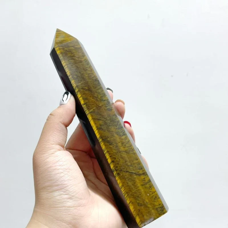 9 Pieces Tiger Eye Tower Points - Image 4