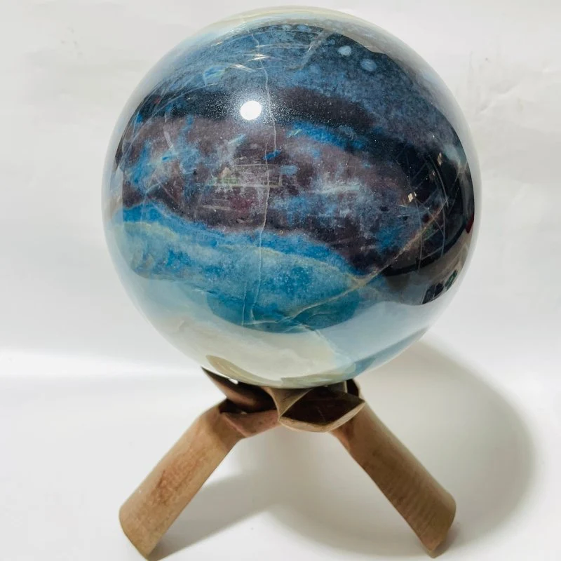 Large Trolleite Stone Sphere For Collection