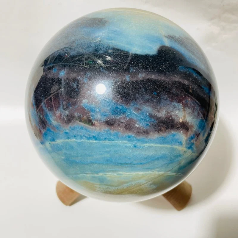 Large Trolleite Stone Sphere For Collection - Image 2