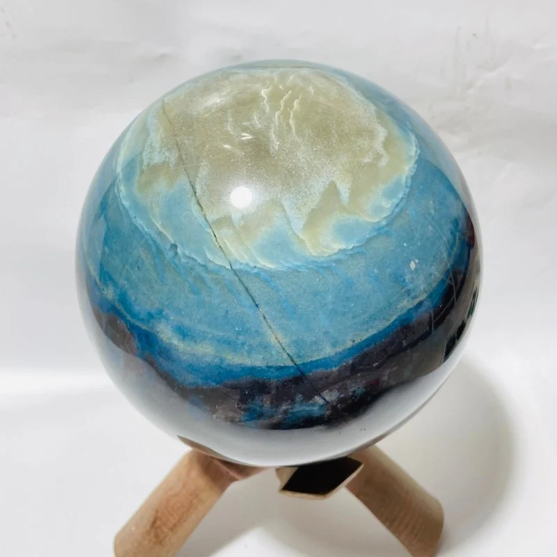 Large Trolleite Stone Sphere For Collection - Image 4