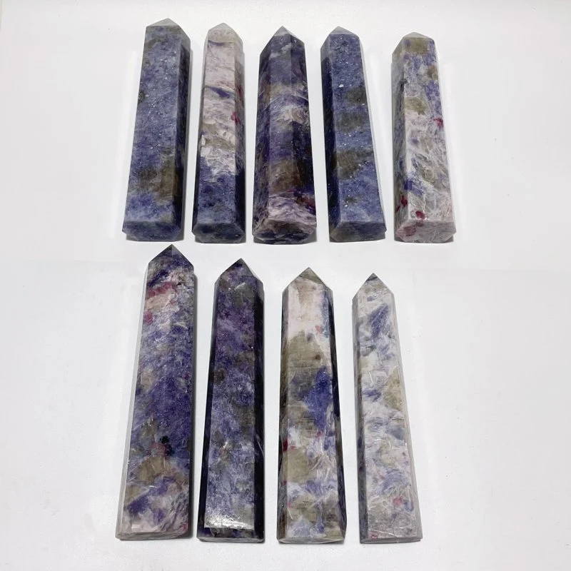9 Pieces Beautiful Large Unicorn Stone Tower
