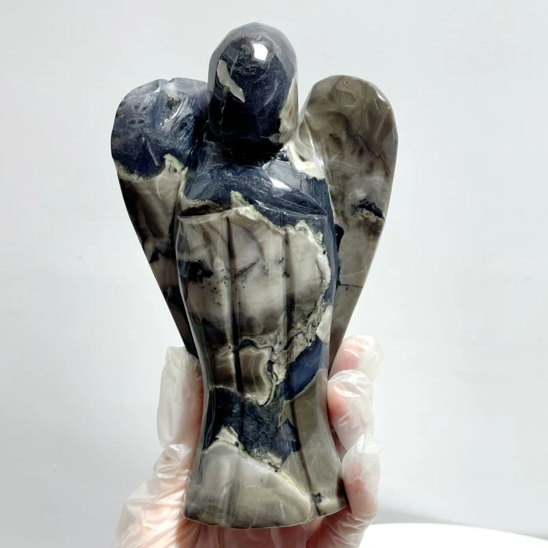 5 Pieces Large Volcano Agate Angel(UV-Reactive) - Image 2