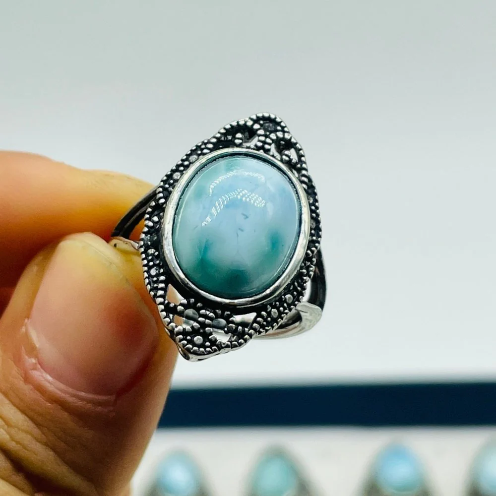 41 Pieces Beautiful Larimar Ring - Image 2