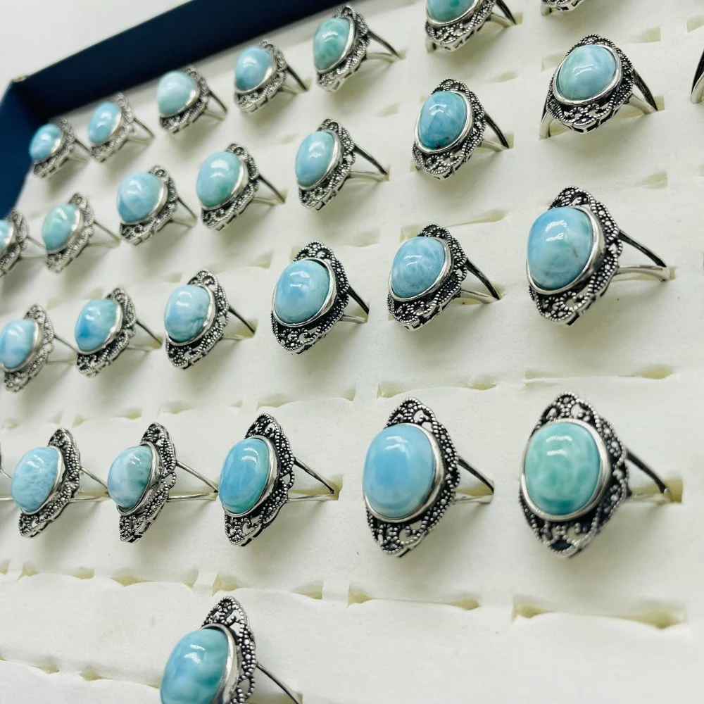41 Pieces Beautiful Larimar Ring - Image 3
