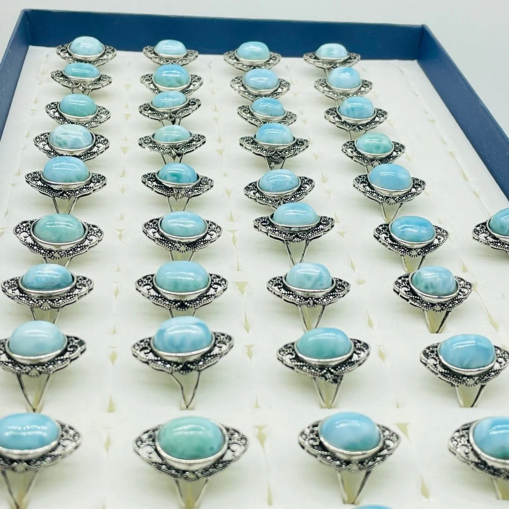 41 Pieces Beautiful Larimar Ring - Image 7