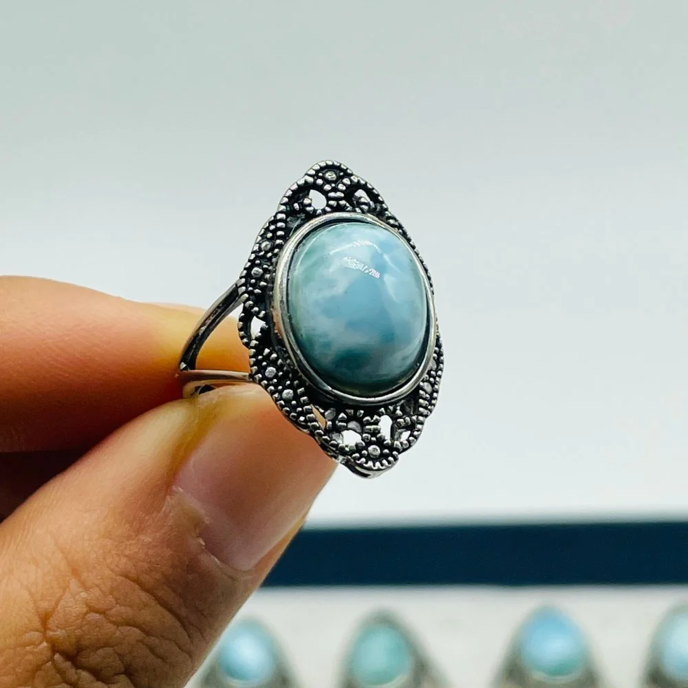 41 Pieces Beautiful Larimar Ring - Image 8