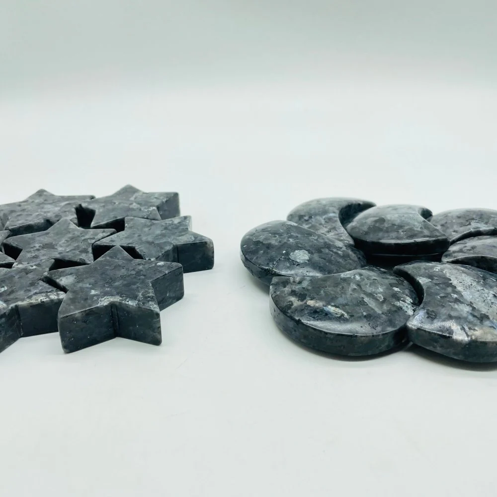 Larvikite Star & Moon Wholesale - Image 2
