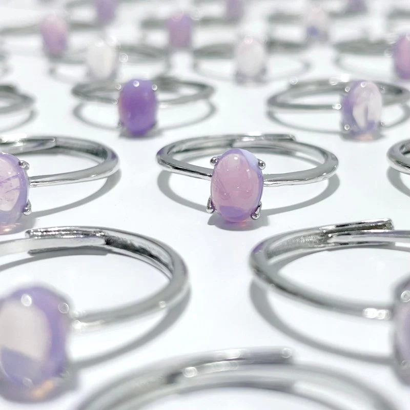 Lavender Quartz Scorolite Ring Wholesale - Image 2