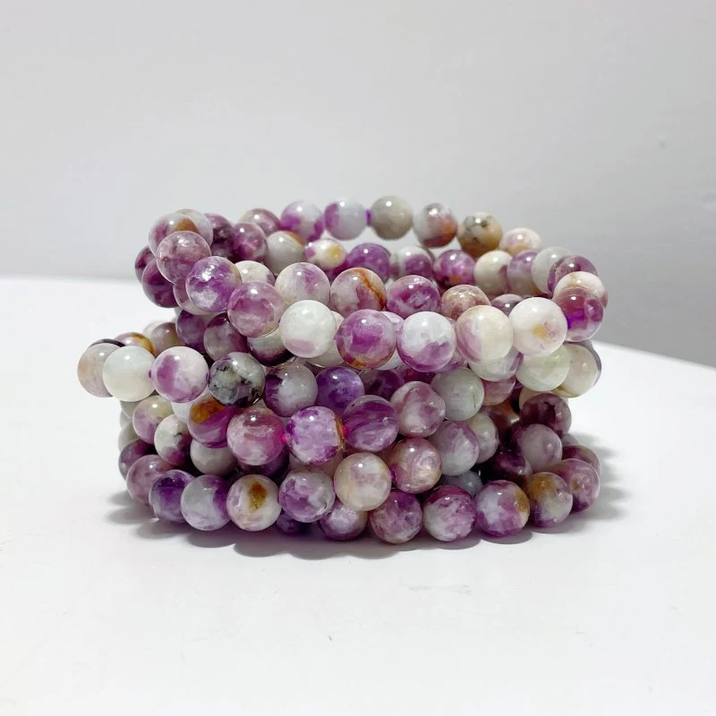 Spark Lepidolite Bracelets Wholesale (resin filler)