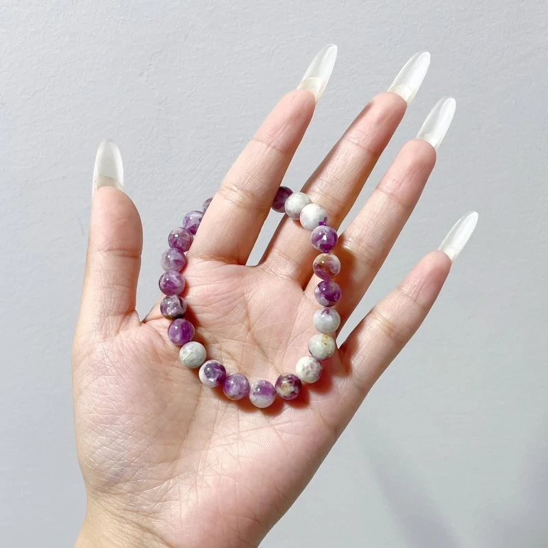 Spark Lepidolite Bracelets Wholesale (resin filler) - Image 2