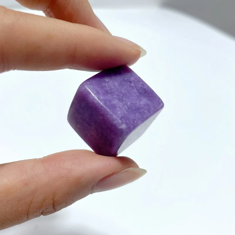 Lepidolite Cube Tumbled Wholesale - Image 3