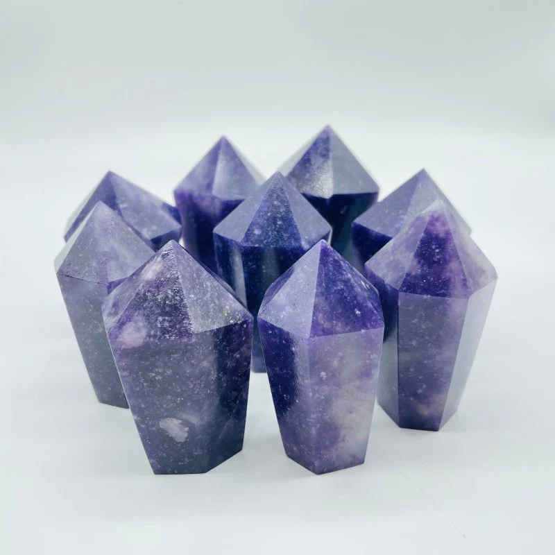 Lepidolite CupCake Shape Tower Points Wholesale - Image 2