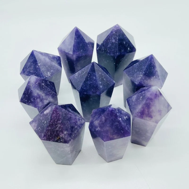 Lepidolite CupCake Shape Tower Points Wholesale - Image 3
