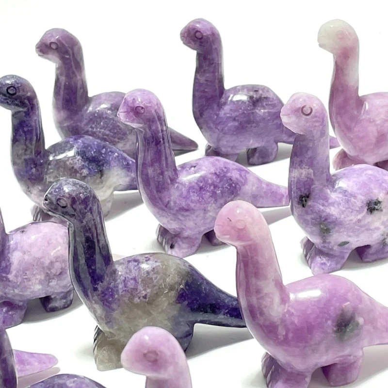 Lepidolite Dinosaur Carving Wholesale - Image 5